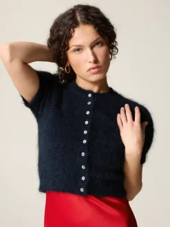 Rouje Knits<ABELINA cardigan Uni Marine