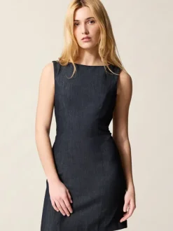 Rouje Dresses<ALBERTA dress DENIM INDIGO