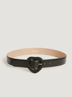 Rouje Belts<AMOR belt Cuir Noir