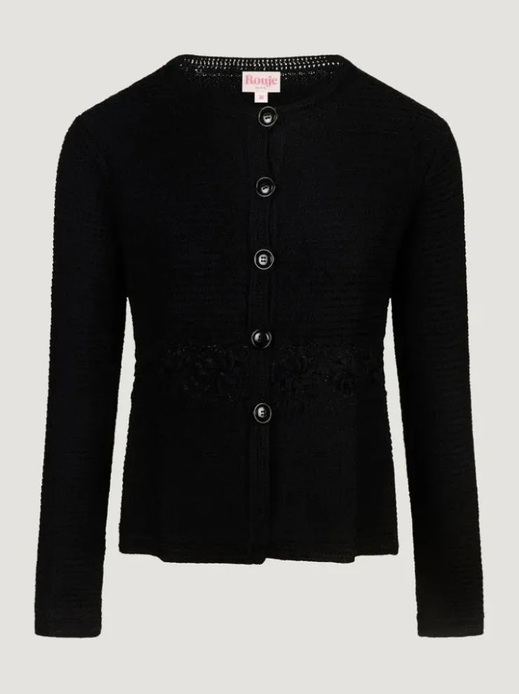 Rouje Knits<ANGELIA cardigan Uni Noir