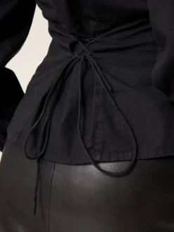 Rouje Tops<ANNETTE shirt Uni Noir