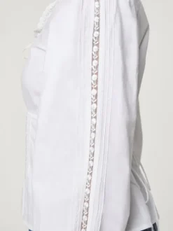 Rouje Tops<ANNETTE shirt Uni Blanc