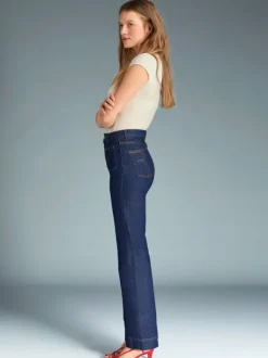 Rouje Denim|Flare Jeans<BELLEVILLE Jeans UNI BRUT