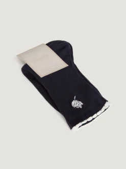 Rouje Lifestyle<BETSY socks TULIPES MARINE