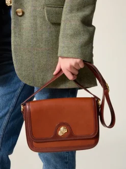 Rouje Bags<BISTROT bag Cuir Bi Marron