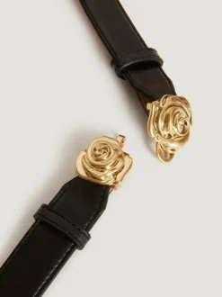 Rouje Belts<BOUQUET belt Cuir Noir