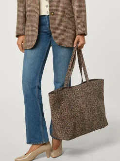 Rouje Bags<CABAS bag Croute Léopard