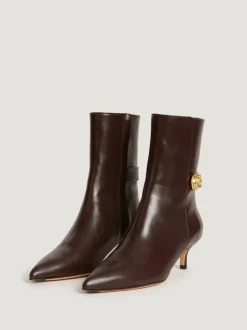 Rouje Shoes<CHICA boots Cuir Chocolat