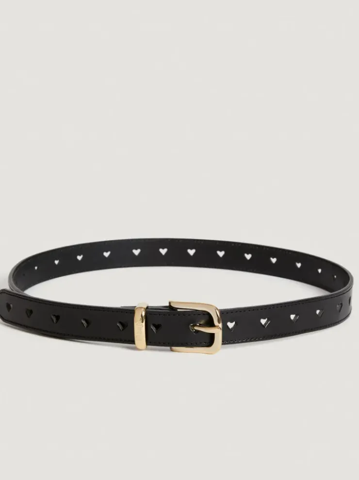 Rouje Belts<COEUR Belt Cuir Noir