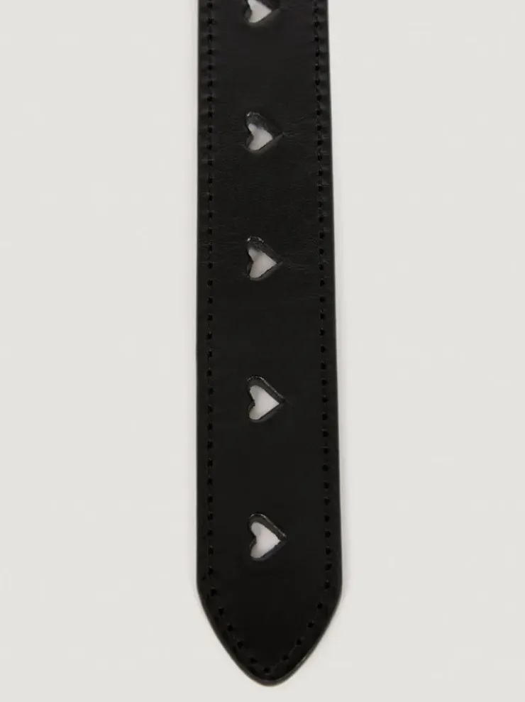 Rouje Belts<COEUR Belt Cuir Noir