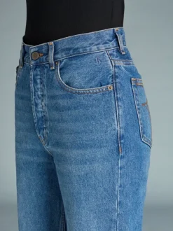 Rouje Denim|Flare Jeans<CONCORDE Jeans Uni Indigo Double Stone