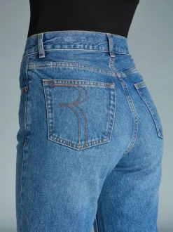 Rouje Denim|Flare Jeans<CONCORDE Jeans Uni Indigo Double Stone