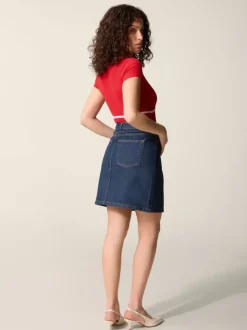 Rouje Skirts<DENISETTE Skirt UNI BRUT