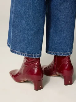 Rouje Shoes<DORIA ankle boots Vernis Bordeaux