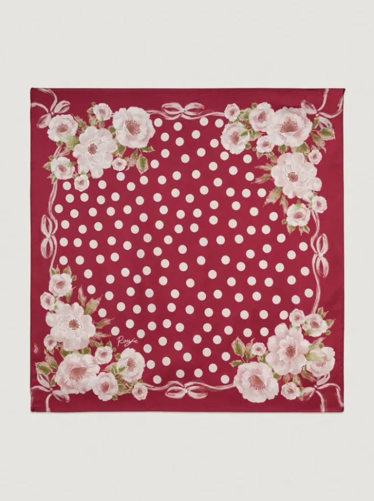 Rouje Lifestyle<EDDY scarf Ixia Rouge