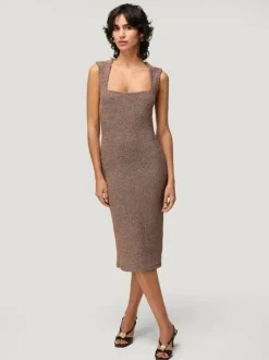 Rouje Dresses<ELNA dress Lurex Doré