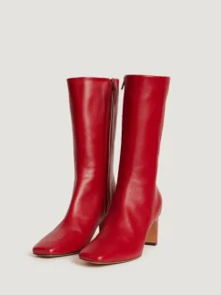 Rouje Shoes<ELSA ankle boots Cuir Rouge