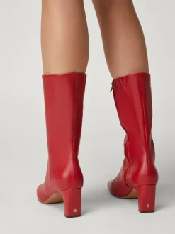 Rouje Shoes<ELSA ankle boots Cuir Rouge
