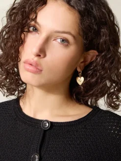 Rouje Jewelry<EMILIE earrings Uni Doré Vieilli
