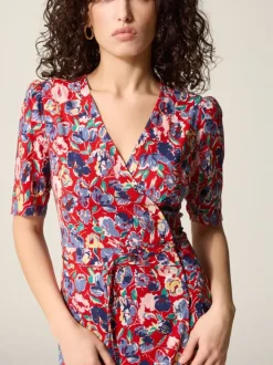 Rouje Dresses<GABIN dress FLORALGARDEN ROUGE