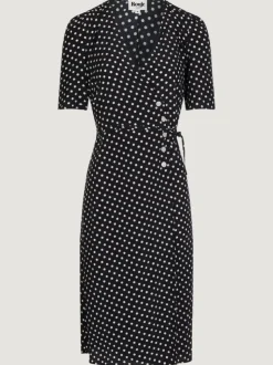 Rouje Dresses<GABIN Dress Pois Carmen Noir