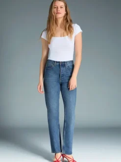 Rouje Denim|Straight-leg Jeans<GERMAIN Jeans UNI INDIGOORIGINAL