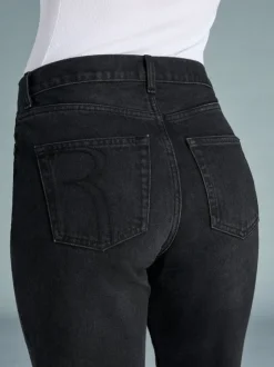 Rouje Denim|Straight-leg Jeans<GERMAIN Jeans Uni Black Stone Simple