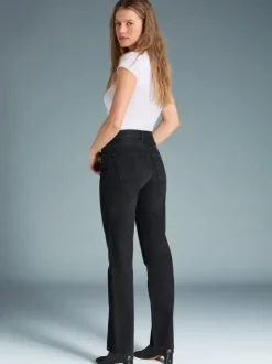 Rouje Denim|Straight-leg Jeans<GERMAIN Jeans Uni Black Stone Simple