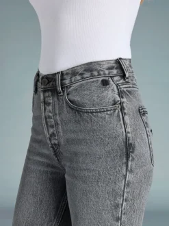 Rouje Denim|Straight-leg Jeans<GERMAIN Jeans UNI NOIRVINTAGEWASH