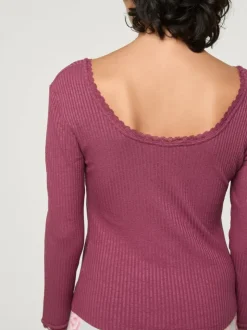Rouje Tops<GIO T-Shirt Uni Cerise