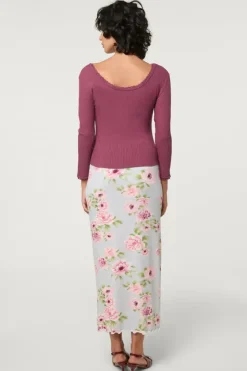 Rouje Tops<GIO T-Shirt Uni Cerise