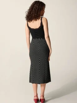 Rouje Skirts<GLORIA Skirt Pois Carmen Noir