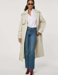 Rouje Jackets & Coats<GWENAELLE Trench GABARDINE FICELLE