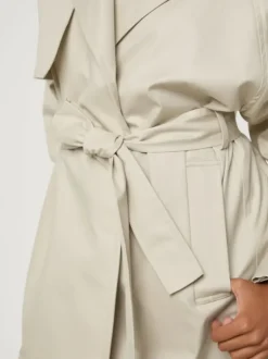 Rouje Jackets & Coats<GWENAELLE Trench GABARDINE FICELLE