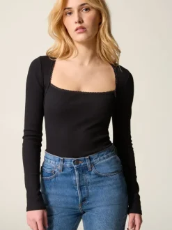 Rouje Tops<IVANKA T-shirt Uni Noir
