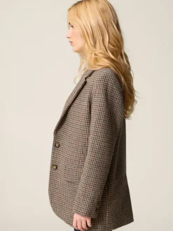 Rouje Jackets & Coats<JACQUES Jacket Pied De Poule Moutarde