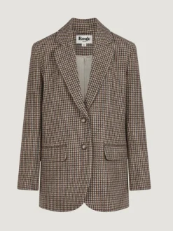 Rouje Jackets & Coats<JACQUES Jacket Pied De Poule Moutarde