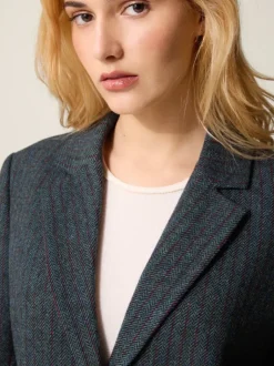 Rouje Jackets & Coats<JACQUES jacket Rayé Bleu