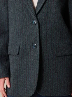 Rouje Jackets & Coats<JACQUES jacket Rayé Bleu
