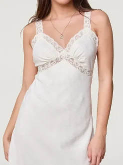 Rouje Dresses<JENNA Dress JAQUARDFLEURS ECRU