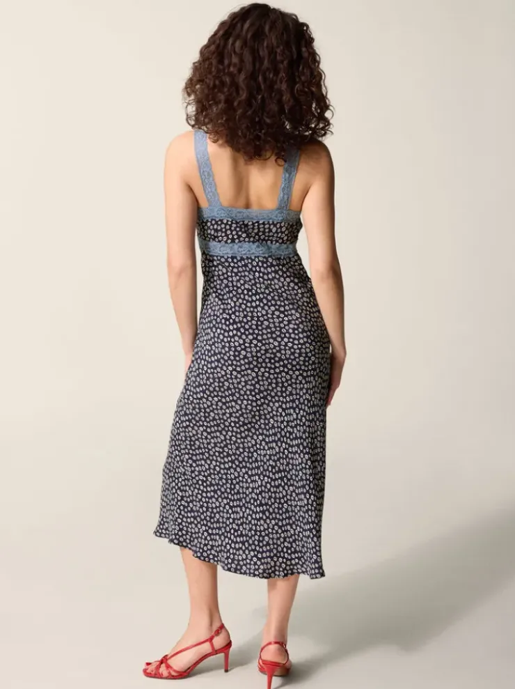 Rouje Dresses<JENNA dress BLEUET MARINE
