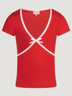 Rouje Tops<KARENE T-Shirt Uni Rouge