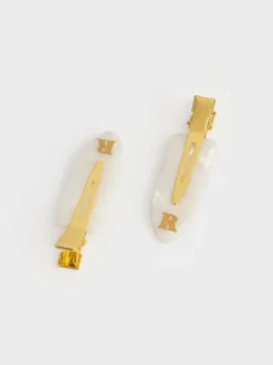 Rouje Lifestyle|Accessories<Les Pinces Poppy Mother of Pearl