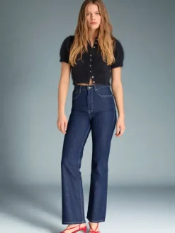 Rouje Denim|Flare Jeans<MADELEINE Jeans Uni indigo rinseUNI INDIGORINSE