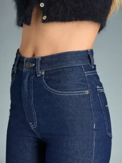 Rouje Denim|Flare Jeans<MADELEINE Jeans Uni indigo rinseUNI INDIGORINSE