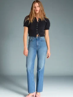 Rouje Denim|Flare Jeans<MADELEINE Jeans Indigo double stoneINDIGODOUBLESTONE