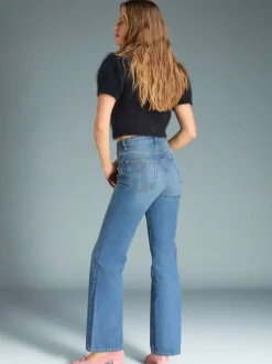 Rouje Denim|Flare Jeans<MADELEINE Jeans Indigo double stoneINDIGODOUBLESTONE