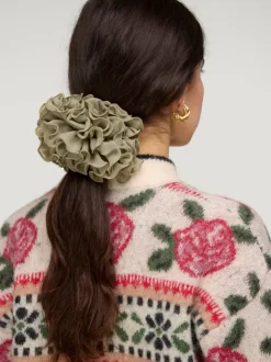 Rouje Lifestyle|Accessories<MAFALDA scrunchie Khaki