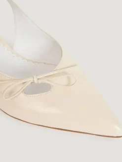 Rouje Shoes<MILANESE pumps GLACE CREME