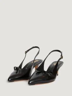 Rouje Shoes<MILANESE pumps GLACE NOIR